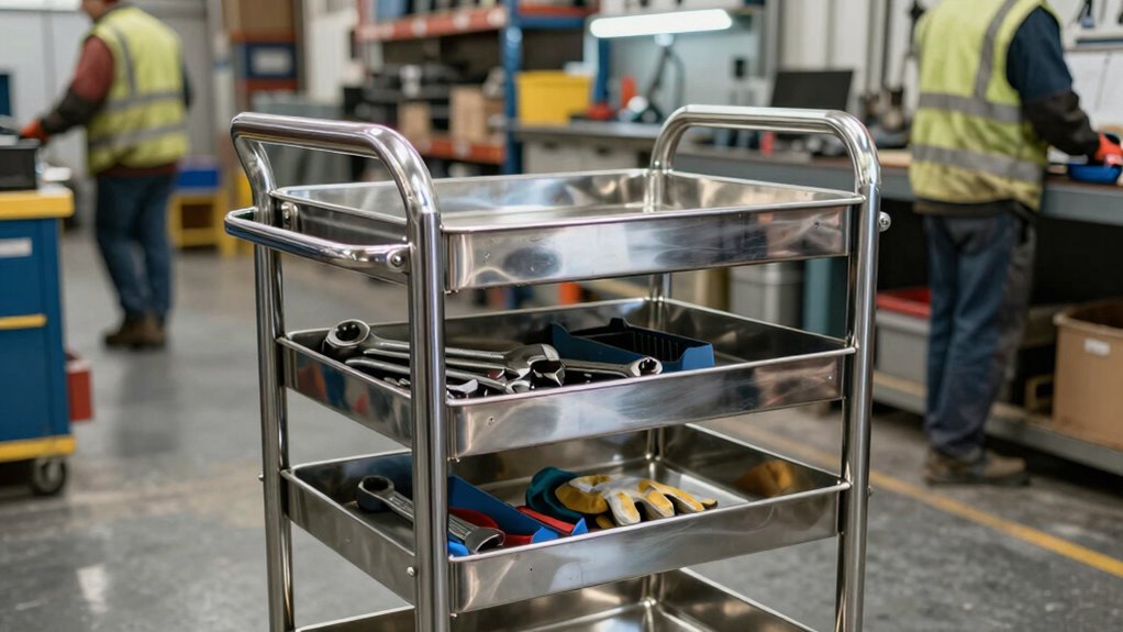 customizable utility cart features