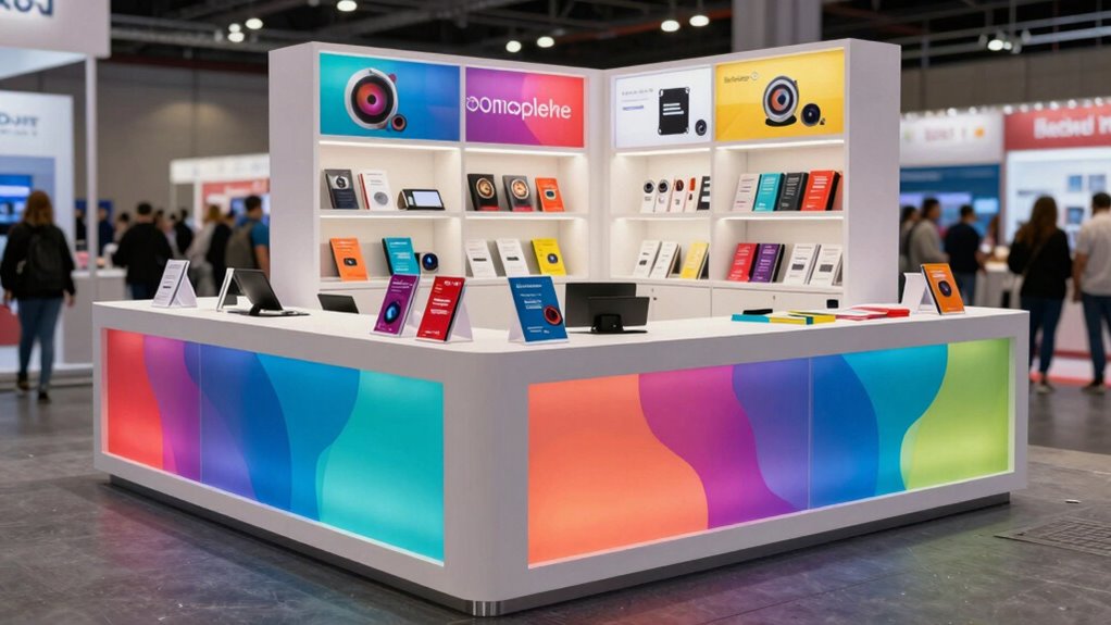 customized trade show counter