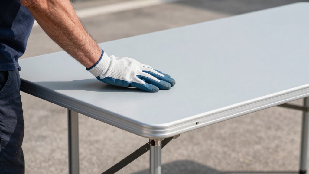 durable low maintenance table materials