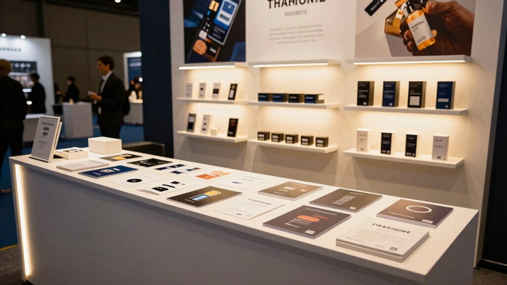 effective trade show counter setup