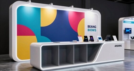 effective trade show counter setup