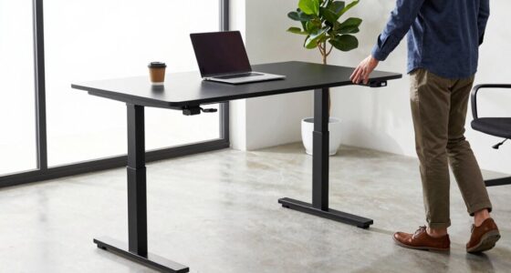 efficient ergonomic workspace setup