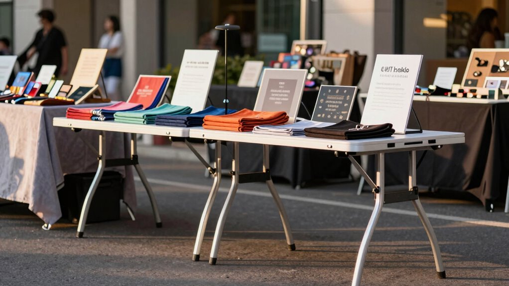 elevate booth with accessories