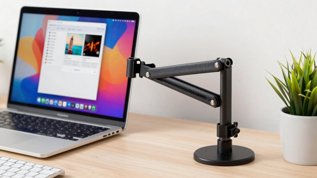 enhanced portable multi monitor setup