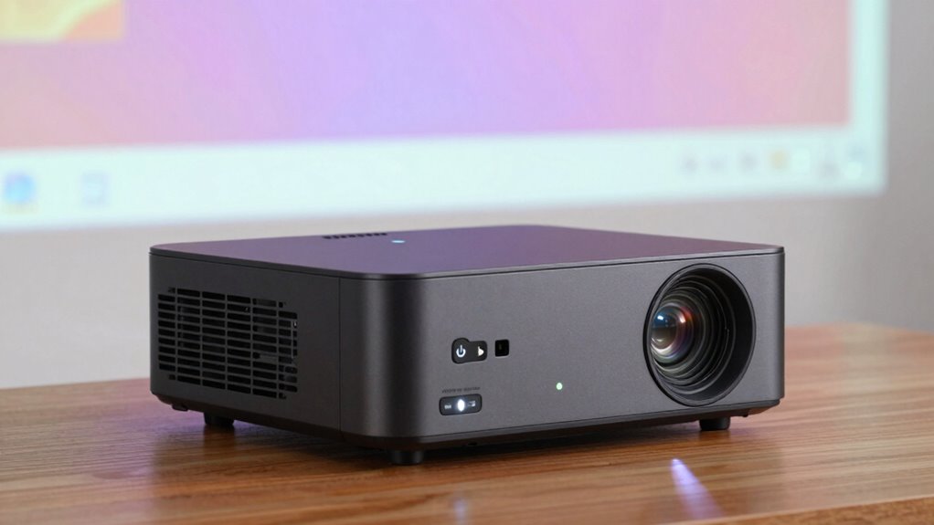 enhanced portable projector features