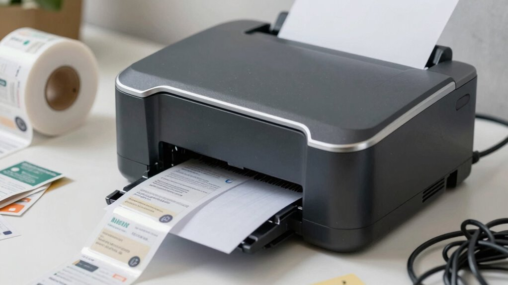 key label printer features