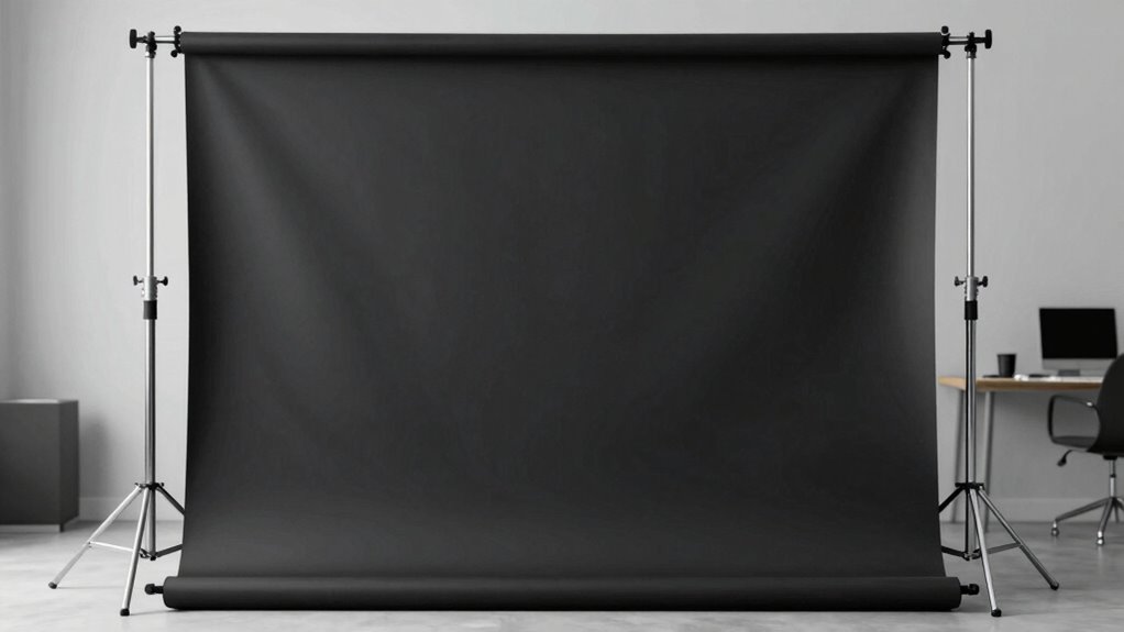 maintain clean professional backdrop