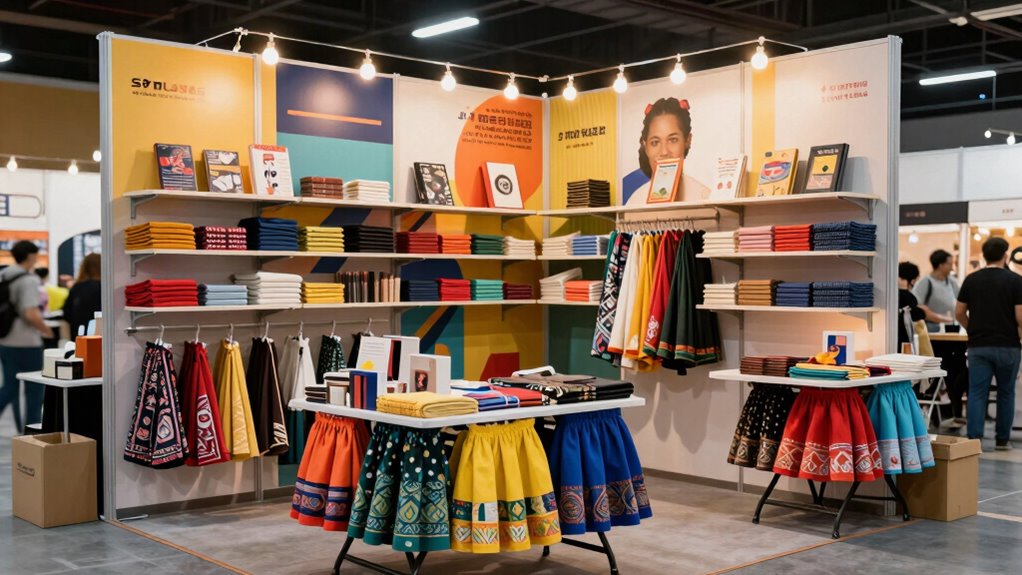 maximize vertical booth space