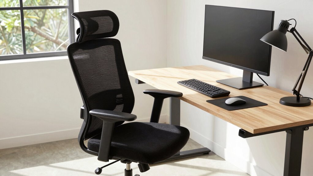 monitor at eye level