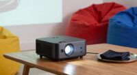 optimize portable projector setup