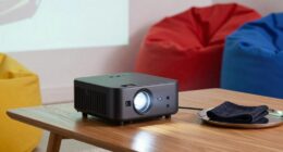optimize portable projector setup