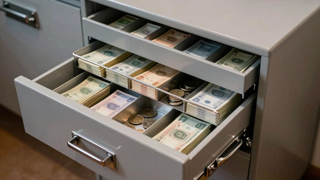 organized secure cash handling
