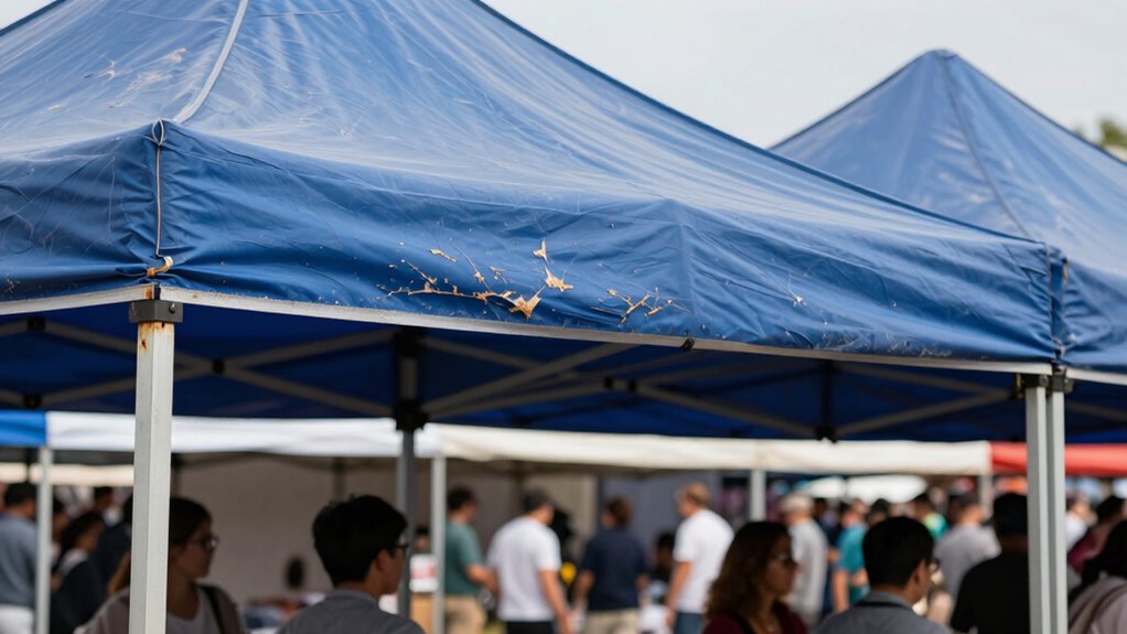 poor canopy fabric choice