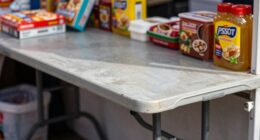 poor fold table setup