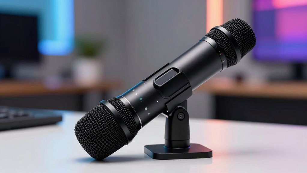 poor wireless microphone setup