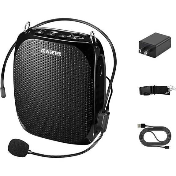 portable voice amplifier system