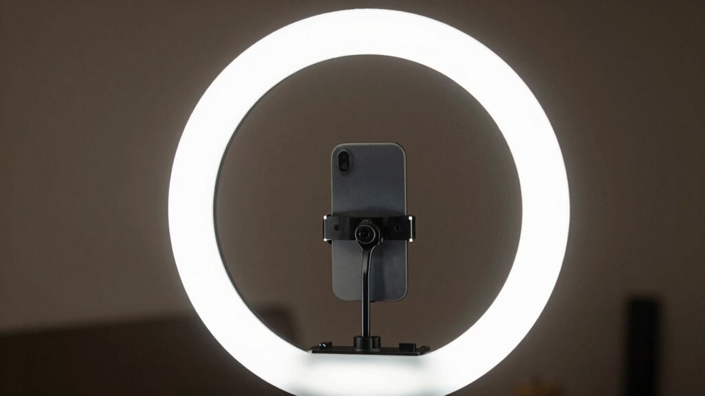 premium ring light setup