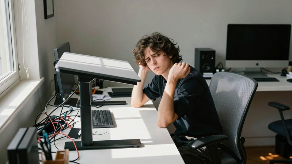 proper ergonomic workstation setup