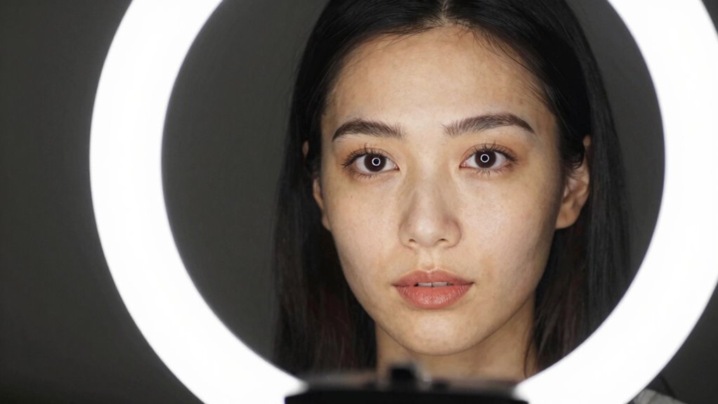 proper ring light usage