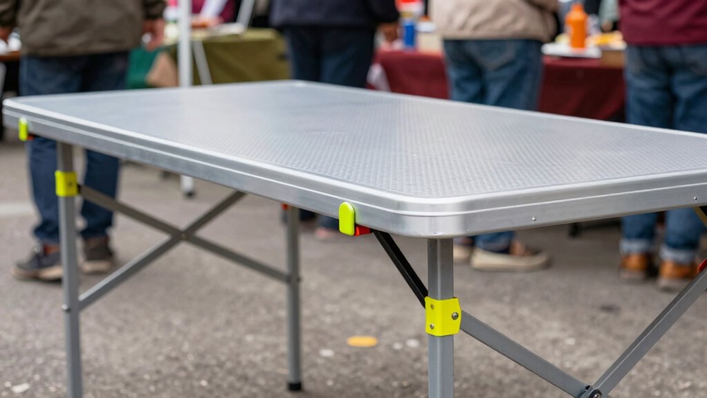 secure stable table setup