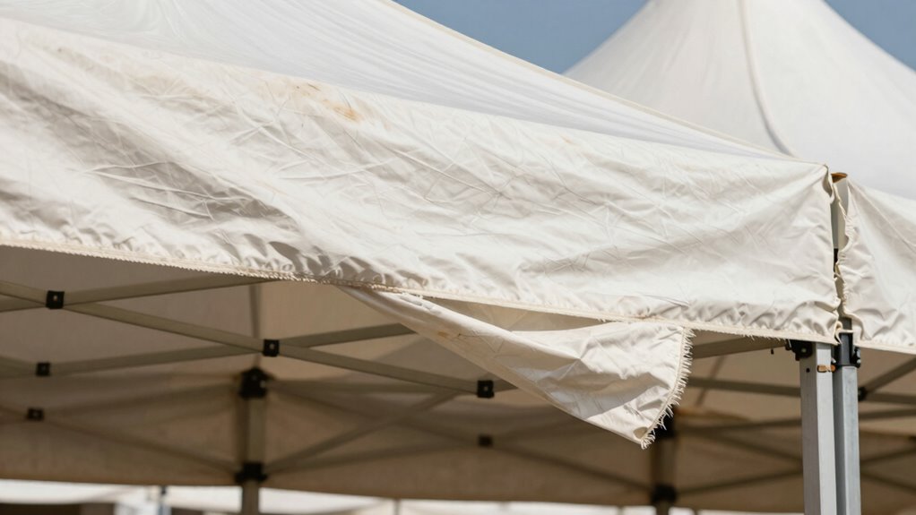 sturdy weather resistant canopy construction