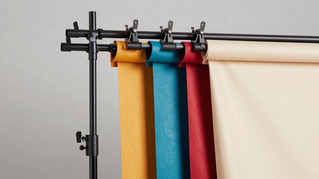 supports various backdrop sizes