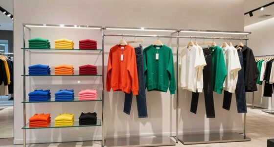 top apparel display racks