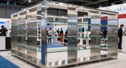 top booth shelving options