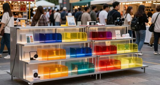 top collapsible vendor shelves