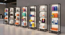 top event shelves wheels