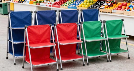 top foldable market shelves