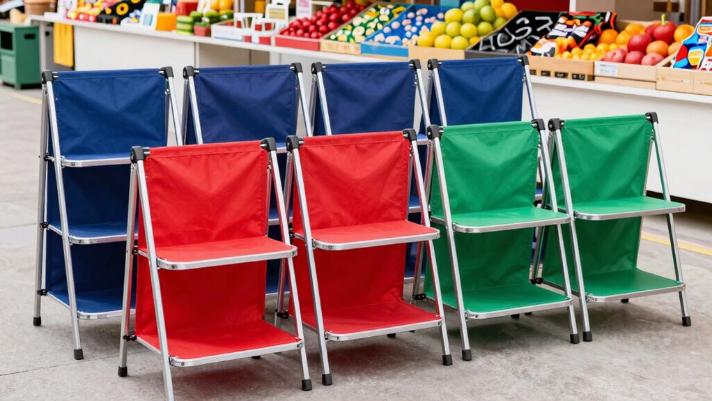 top foldable market shelves