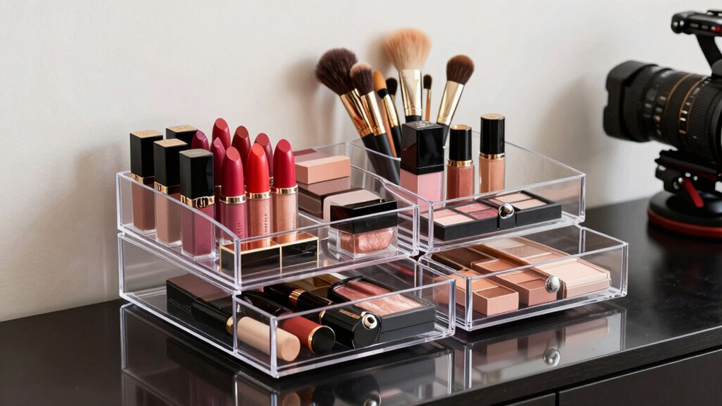 top large makeup storage