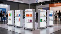 top portable display shelves