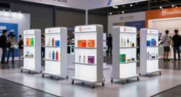 top portable display shelves