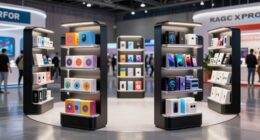 top portable trade show shelves