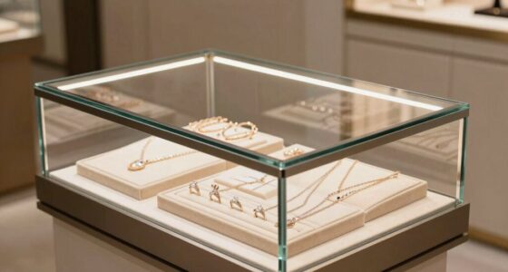 top retail jewelry display cases