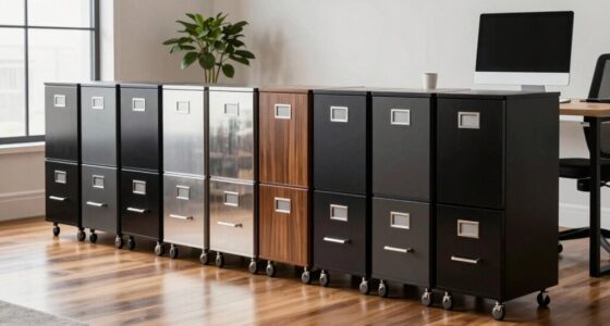 top rolling filing cabinet options