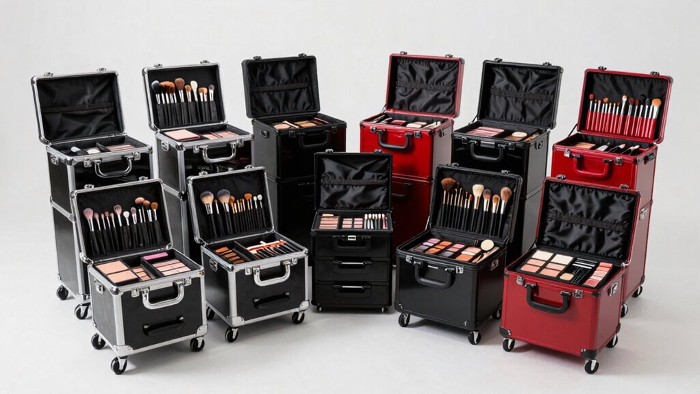 top rolling makeup cases
