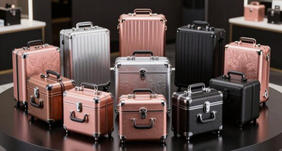 top salon train cases