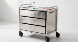 top sample storage carts