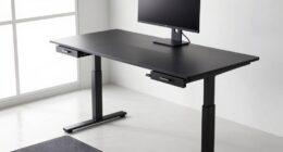 top standing desks with drawers
