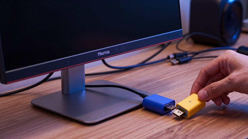 troubleshooting portable monitor connectivity