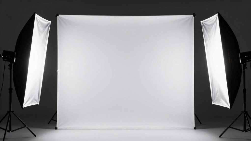 use reflectors to minimize shadows