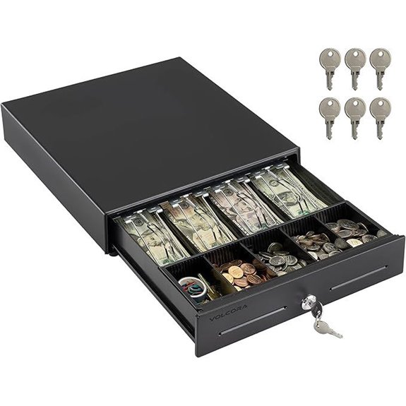 volcora 13 inch cash drawer