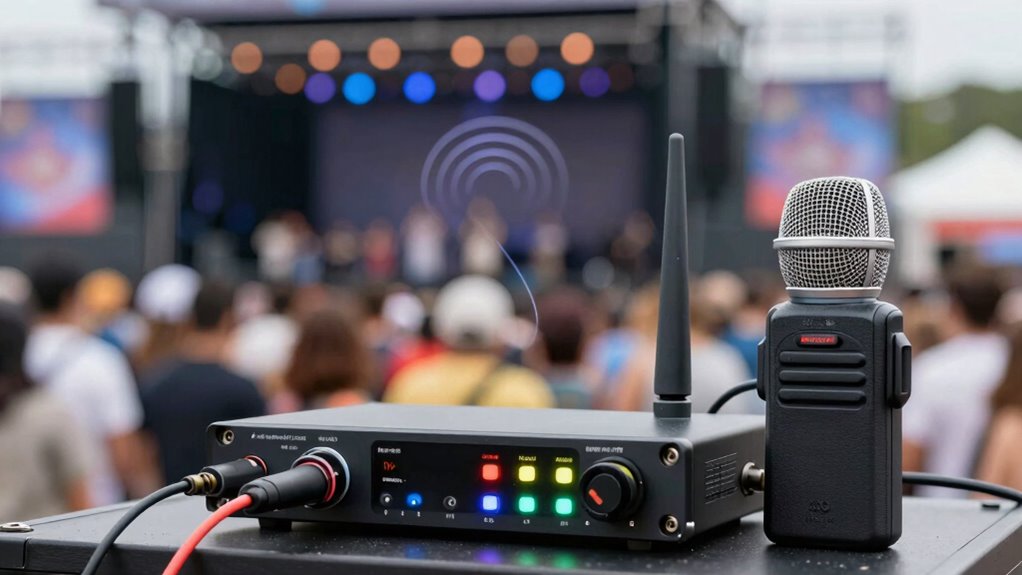 wireless microphone range and interference
