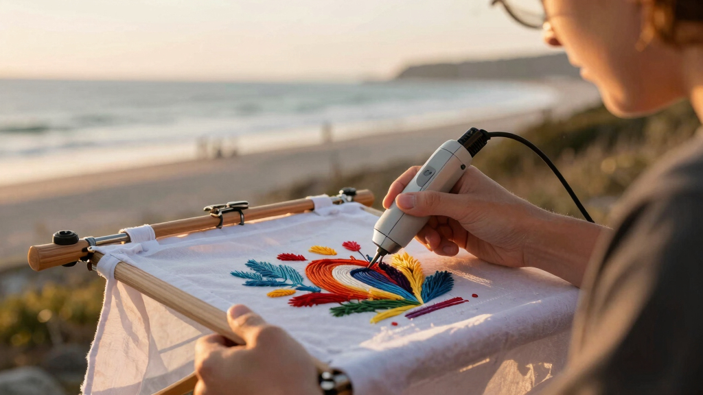 Sunny Side Ink Scales Live Embroidery Coast To Coast