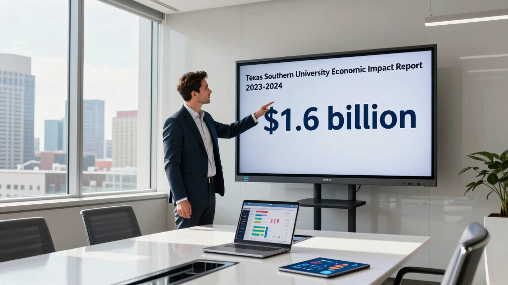 Texas Southern University Economic Impact Report Using 2023-2024 Data Shows $1.6 Billion Annual Contribution To Regional Economy