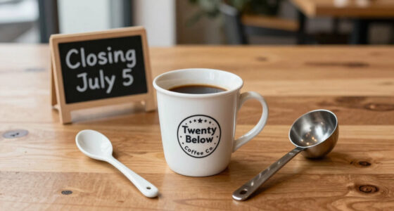 Twenty Below Coffee Co. closing July 5