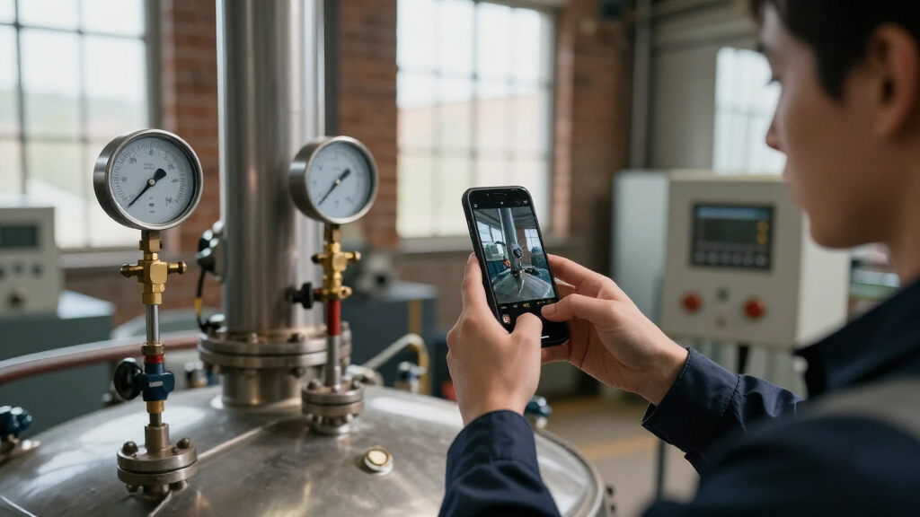 Modern Industrial Operations Turn To Phone Photos For Gauge Checks